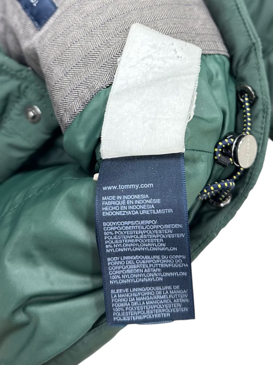 타미힐피거 구스다운 패딩 그린 (M~L) 상품이미지8