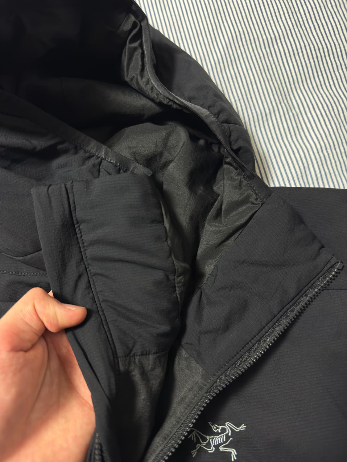 (S급) 아크테릭스 아톰 LT 후디 블랙 L 상품이미지7