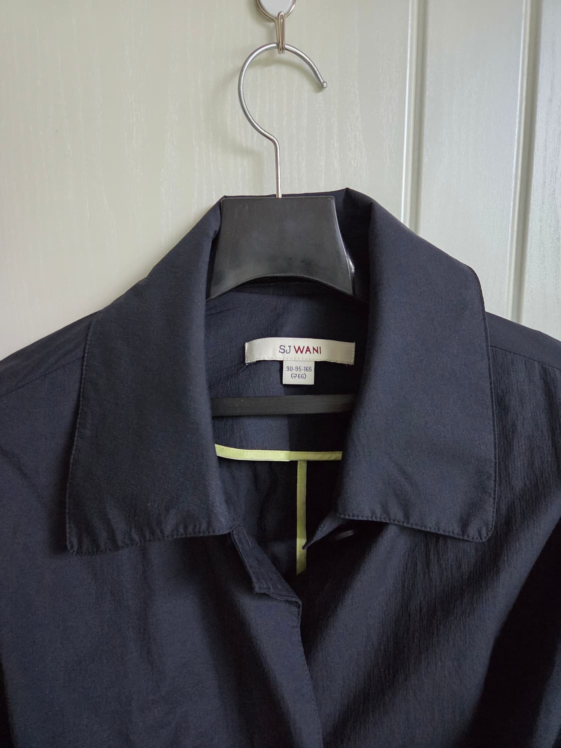 SJ와니  네이비 트렌치 코트  66~77 상품이미지5