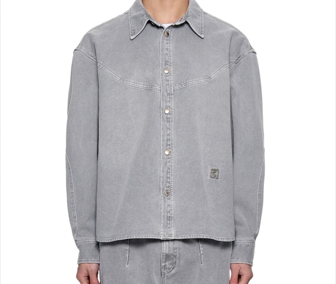 25SS 우영미 그레이 웨스턴 데님 셔츠 (택⭕️ 풀셋) 상품이미지4