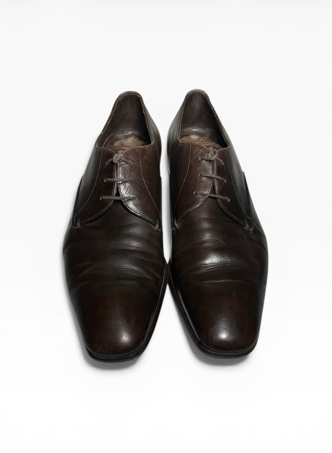 프라다 브라운 더비 슈즈 상품이미지2