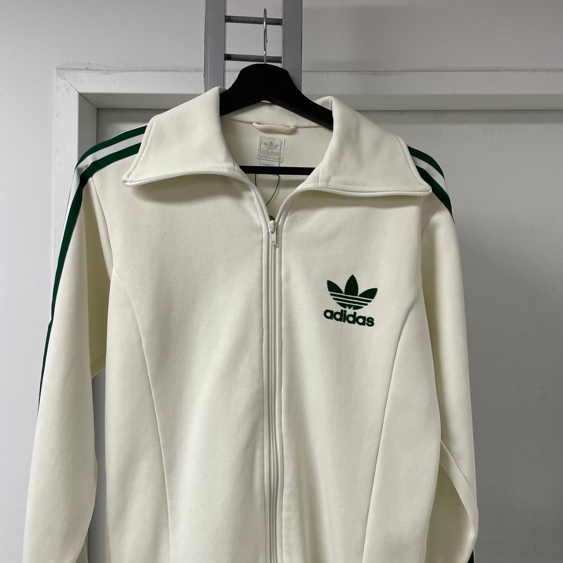 아디다스 유로파 트랙탑 져지 화이트/그린 95 상품이미지2
