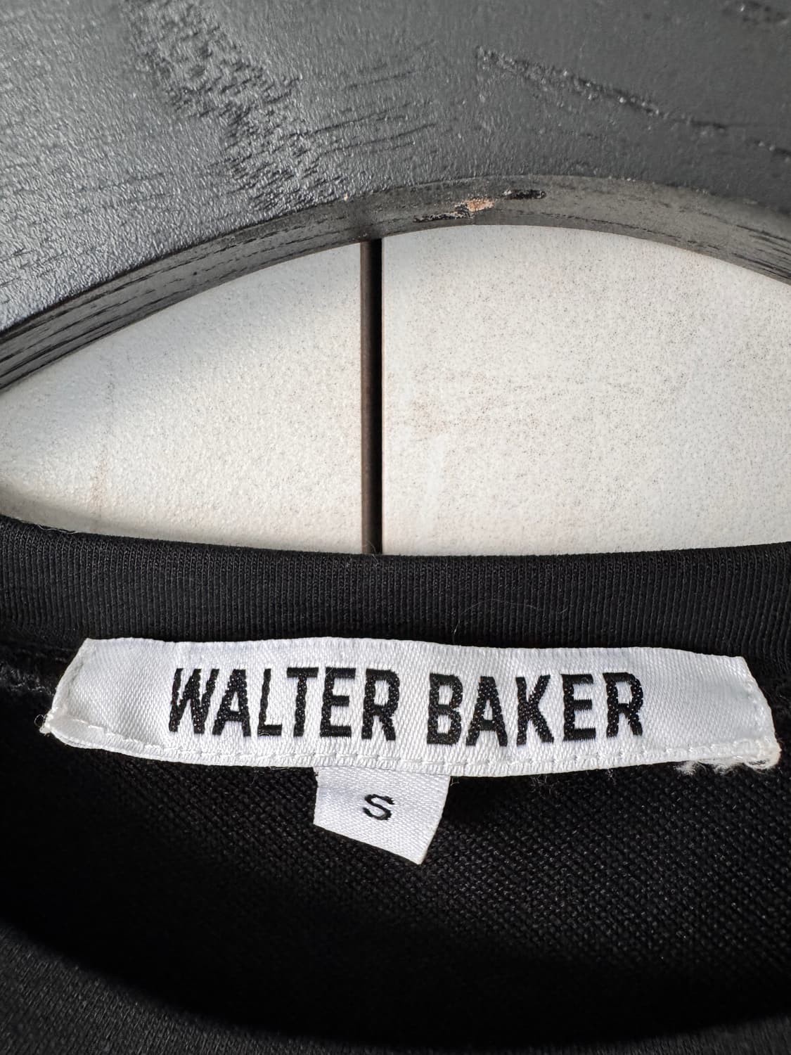새상품 컨디션 Walter Baker 블랙 긴팔 미니 원피스 S(44,5 상품이미지3