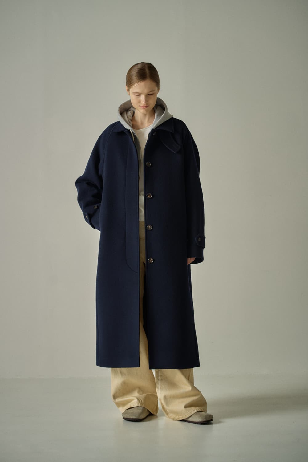 [새상품]파사드패턴 캐시미어 발마칸 코트 상품이미지3