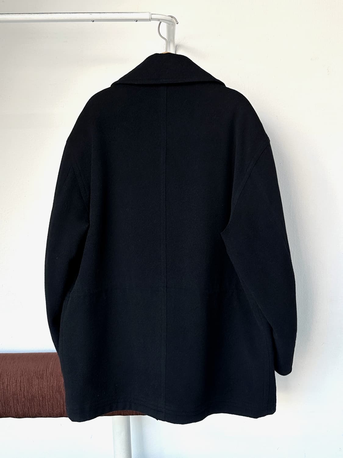 Pure cashmere blend mil design mid coat 상품이미지5