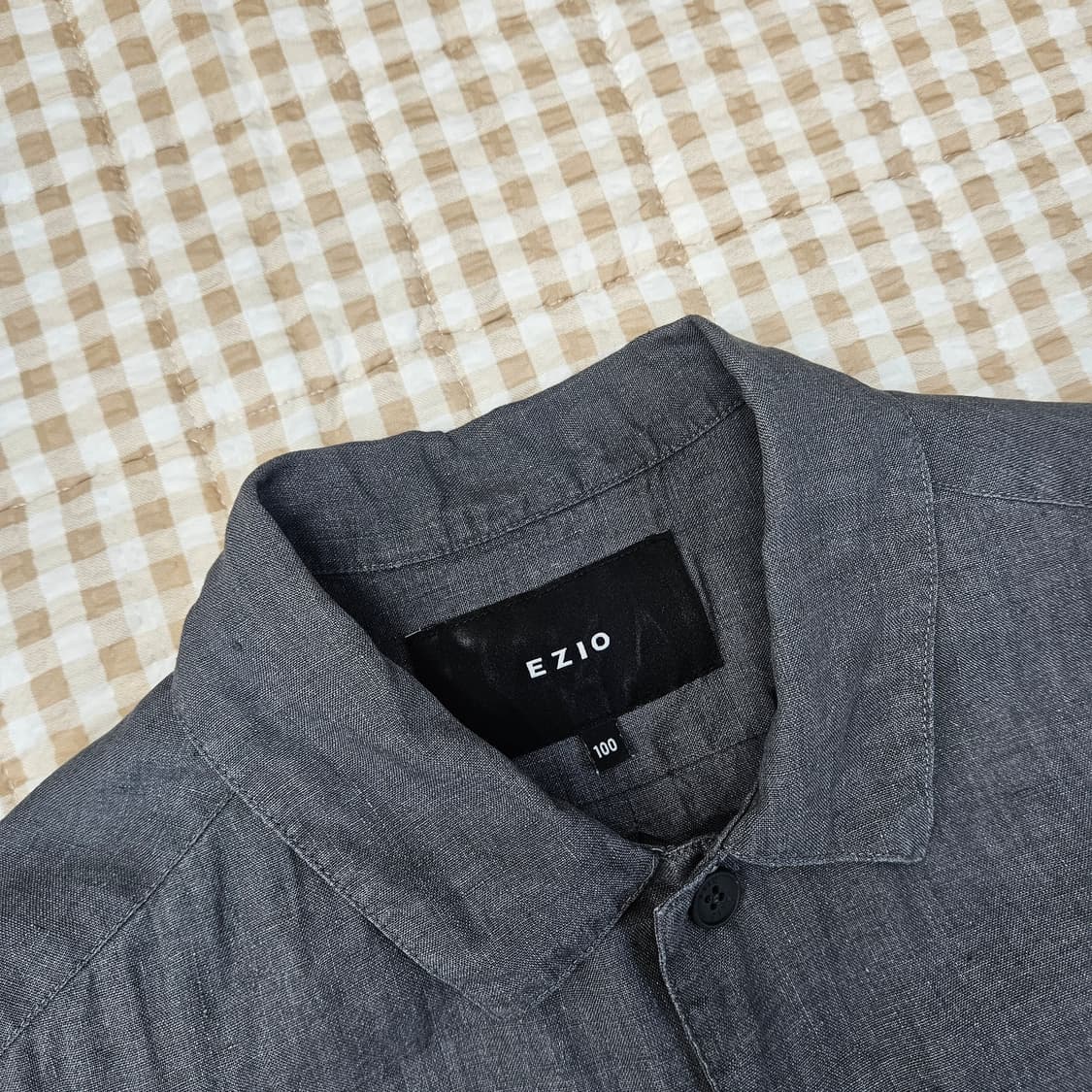 이지오 마100 셔츠형 자켓  남자100 상품이미지3