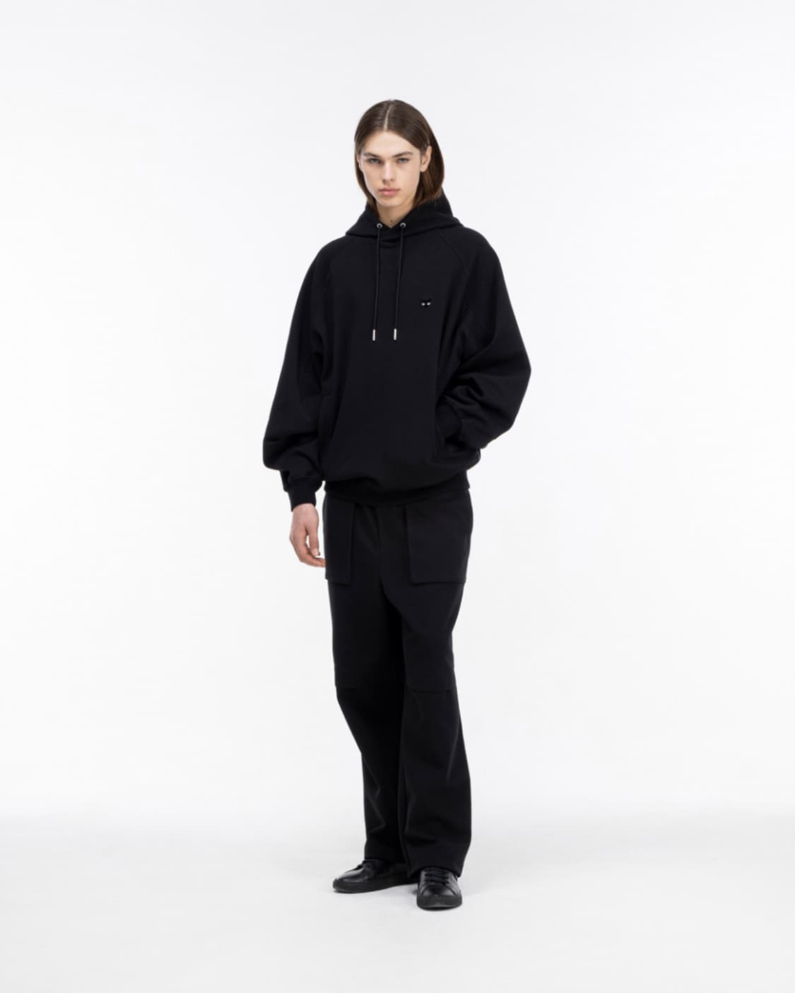 지제로 라글란 슬릿 팬서 후드 블랙 xl 상품이미지3