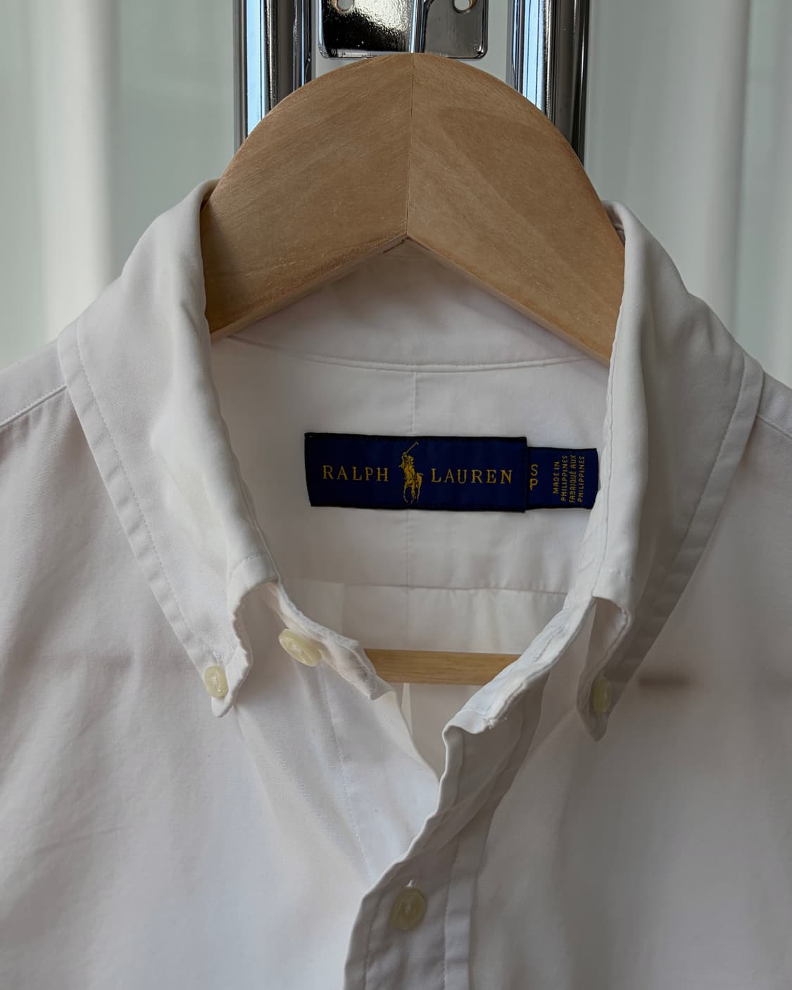 [S]폴로 랄프로렌 화이트 포플린 셔츠 상품이미지7