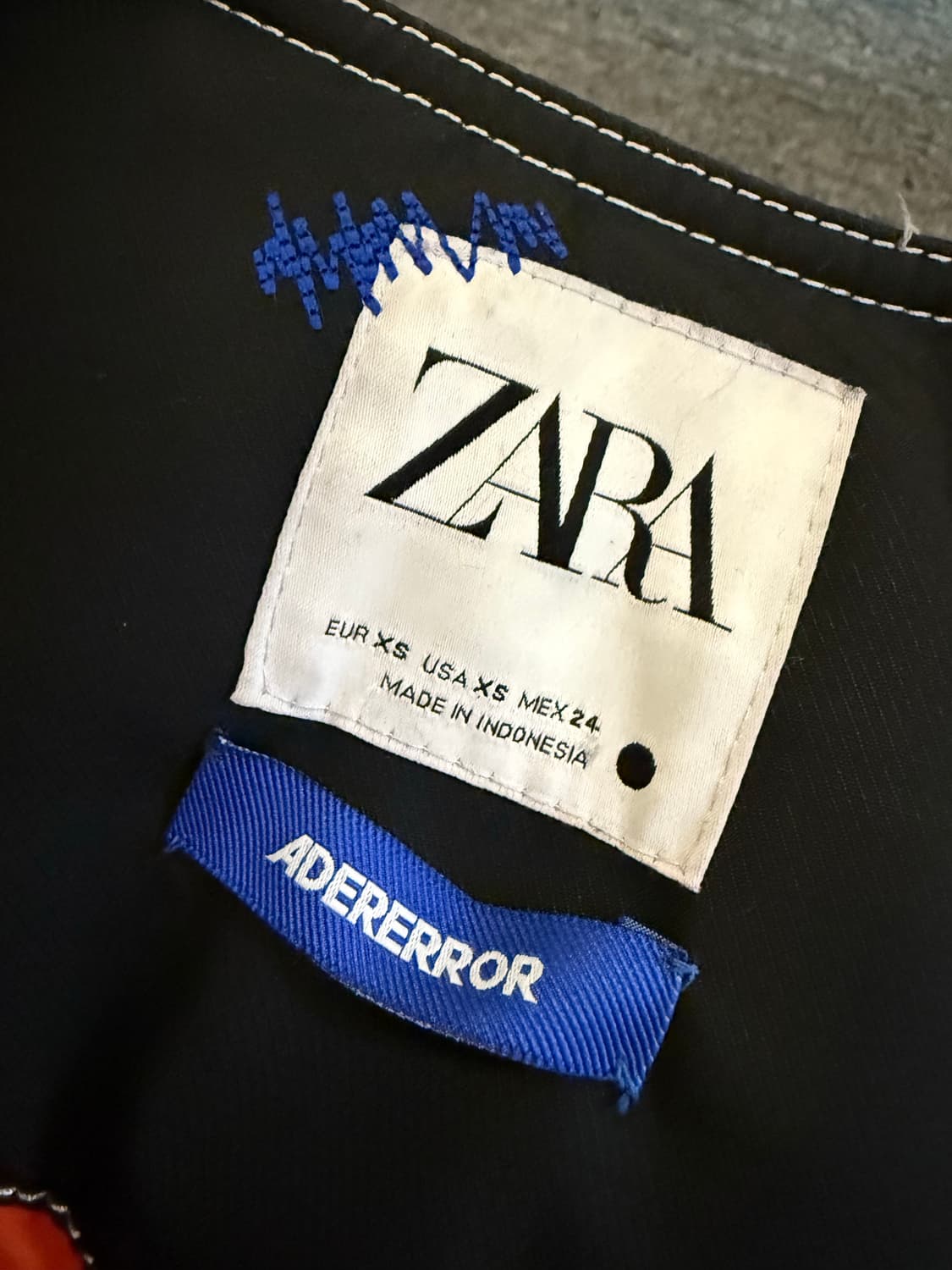 자라 x 아더에러 오버사이즈 봄버 자켓 블랙 / XS,새상품 상품이미지6