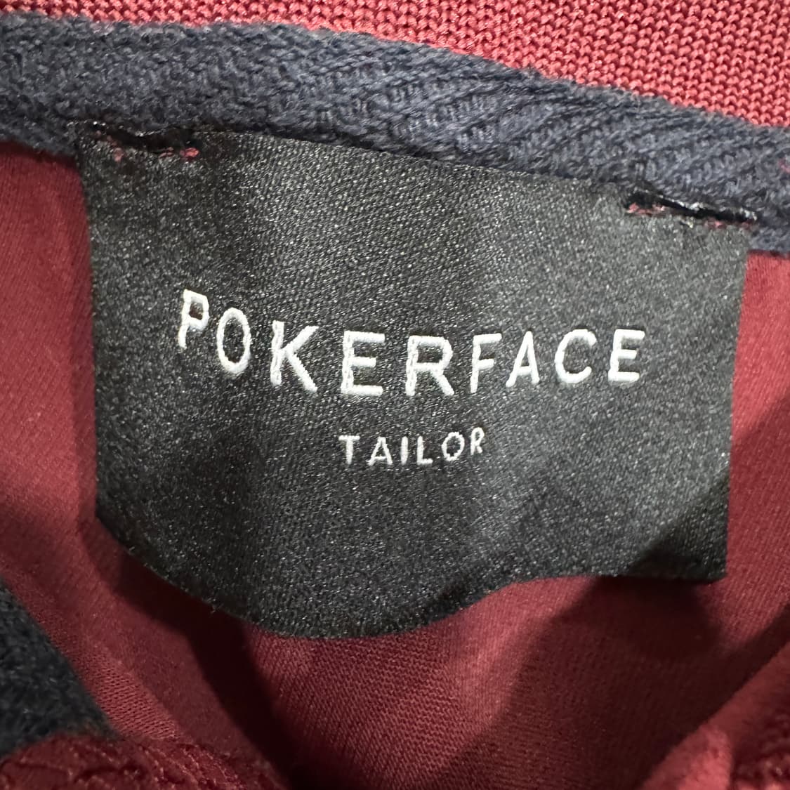 POKERFACE 포커페이스 반팔 카라티 버건디 100-105 상품이미지3