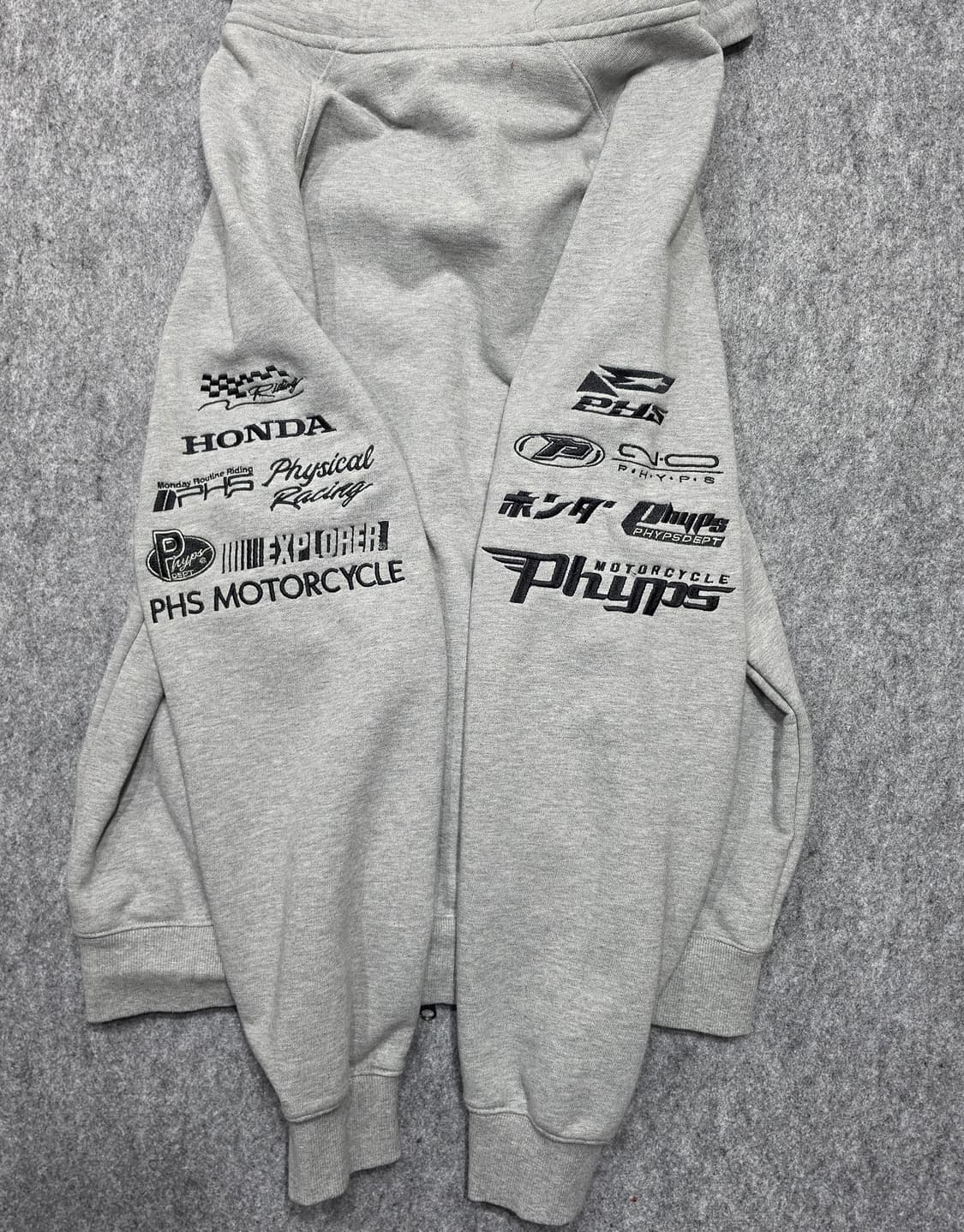 HONDA 혼다 레이싱 모터사이클 투웨이 후드집업 S 상품이미지5