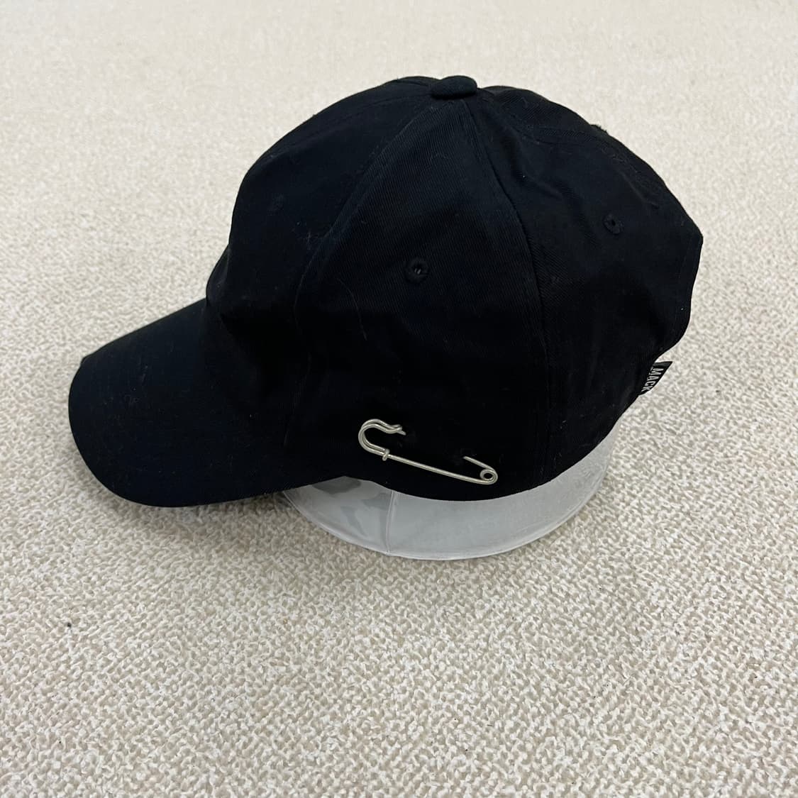 F 맥베리 옷핀 블랙 볼캡 모자 0130M2 상품이미지2