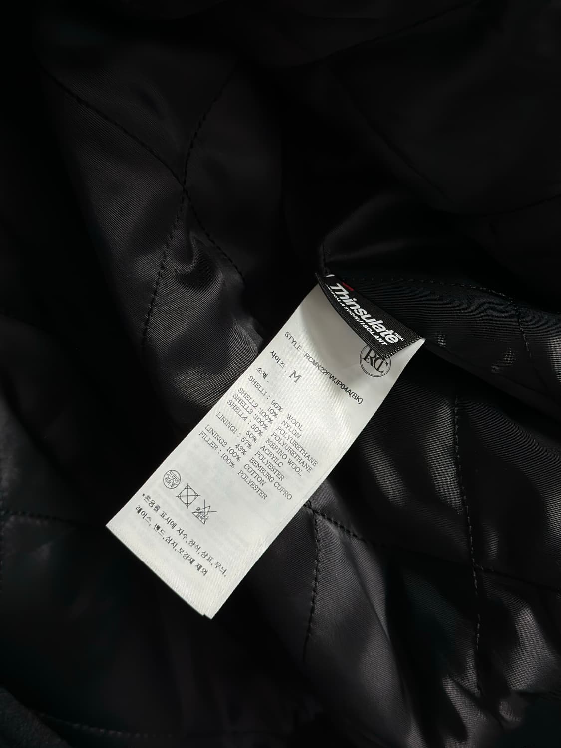 [M] 렉토 22FW 스타디움 바시티 울 카라 자켓 상품이미지7