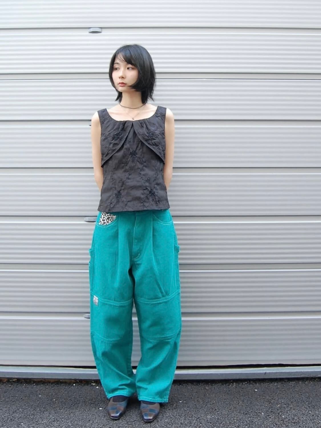 9090 호피 카펜더 팬츠 상품이미지2