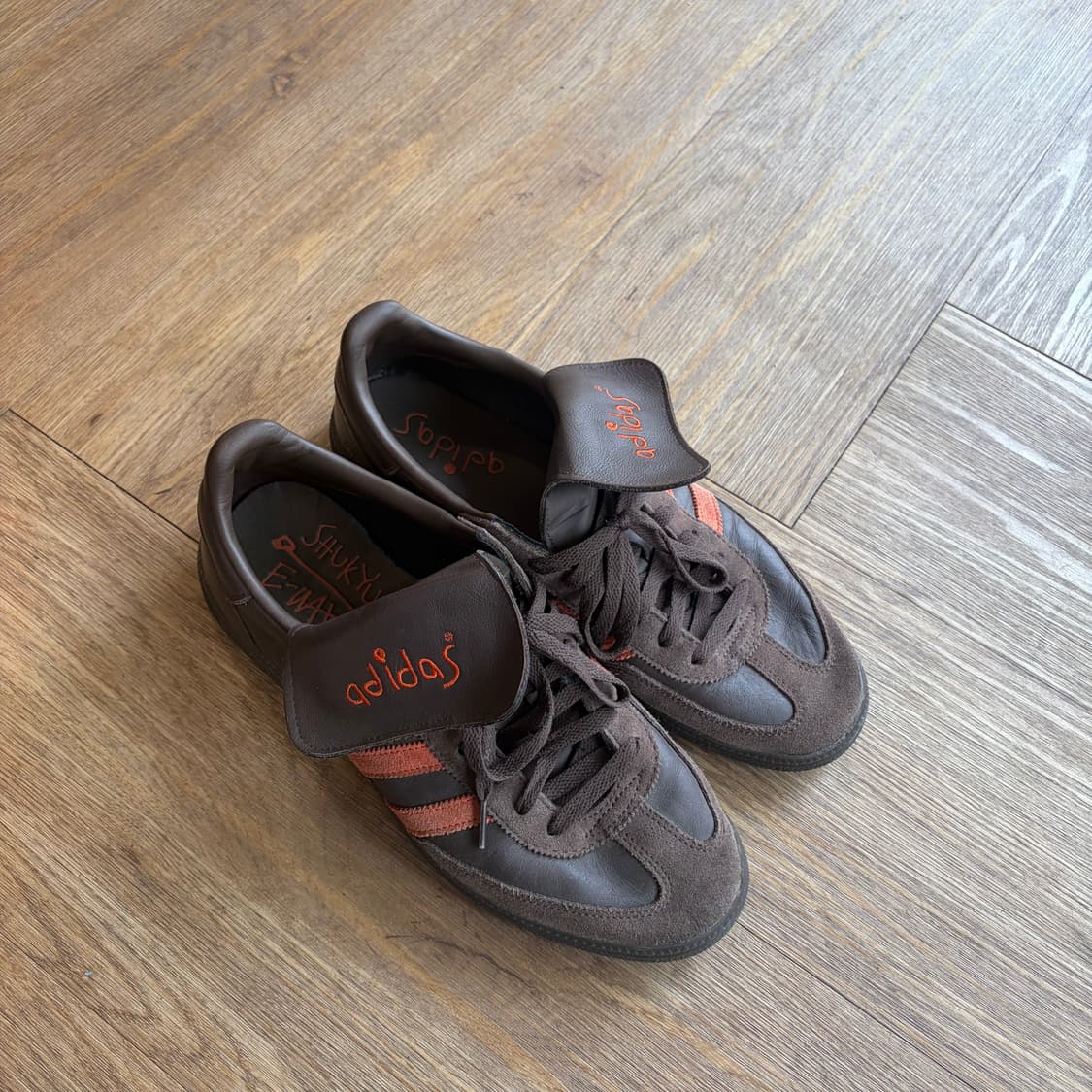 N164. 아디다스 스페지알 핸드볼 브라운 컬리지에이트 스니커즈 상품이미지1
