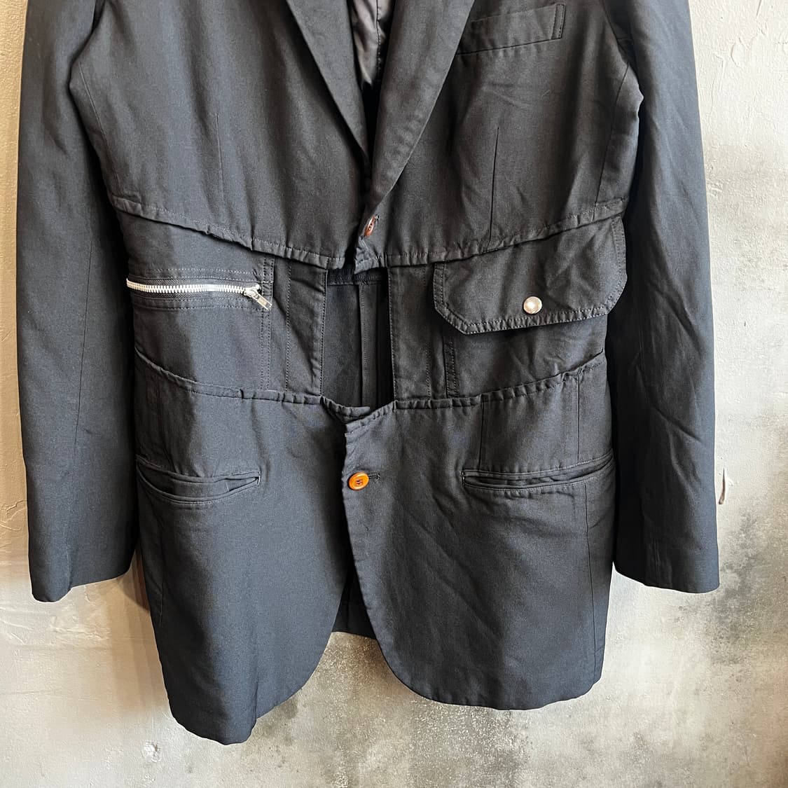 20ss 꼼데가르송 옴므 플러스 컷아웃 자켓 상품이미지7