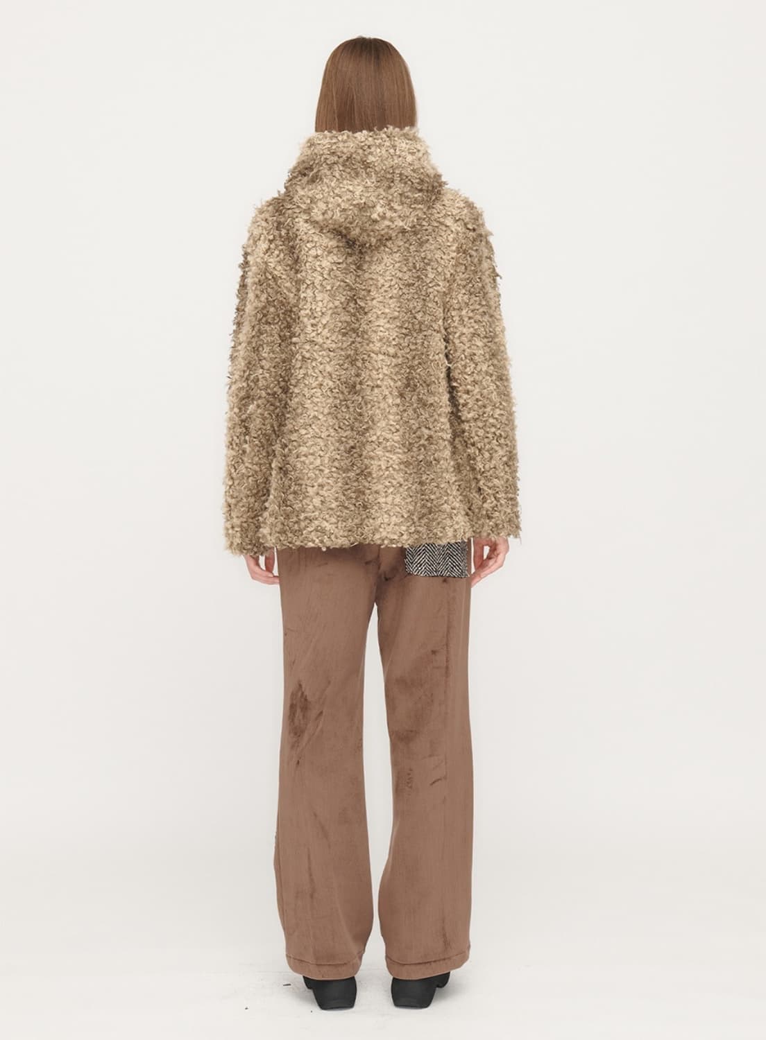 Open yy 더오픈프로덕트 시어링 퍼 브라운 상품이미지3