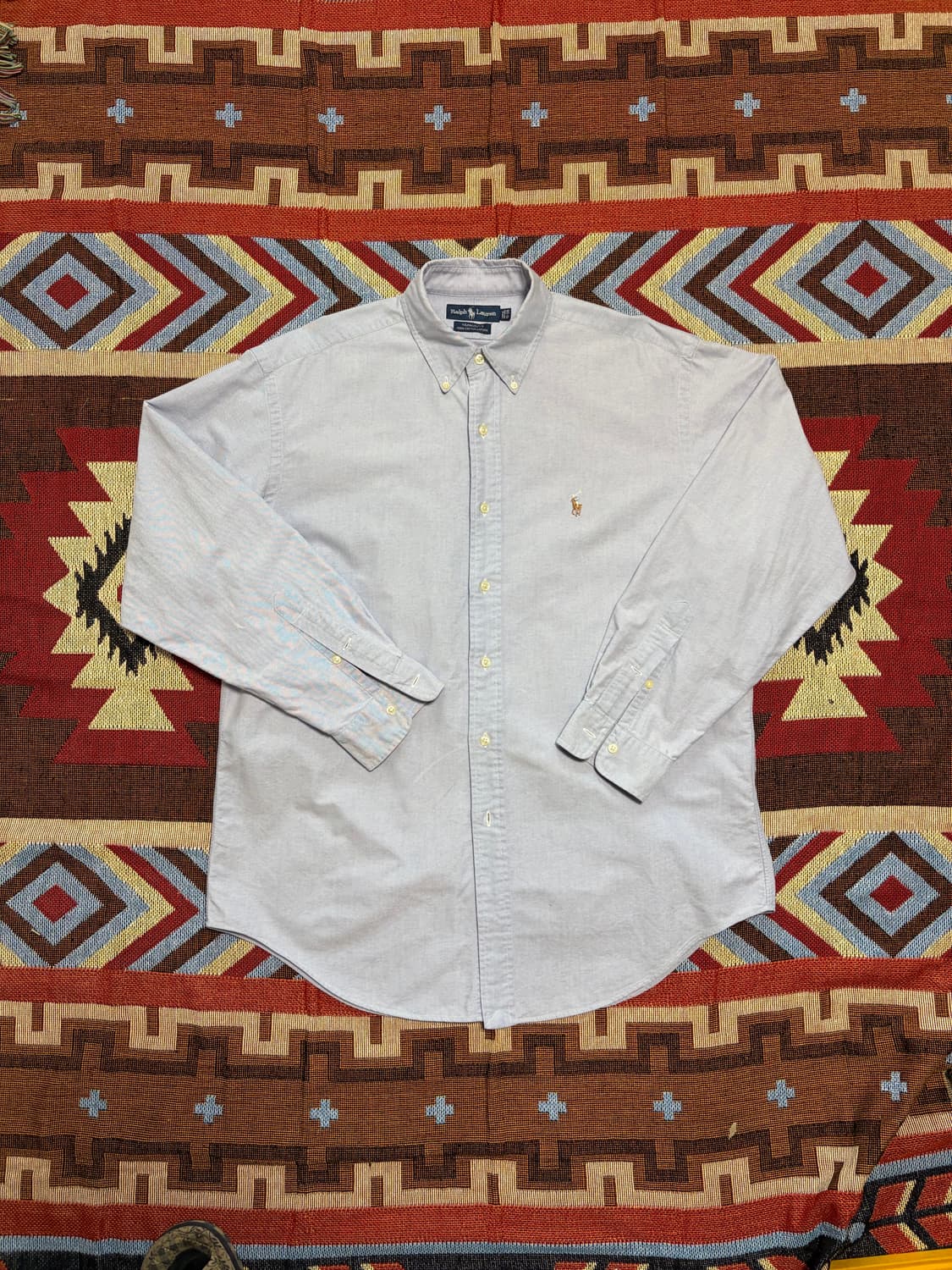 105-110) 폴로 랄프로렌 옥스포드 셔츠 하늘색 상품이미지1