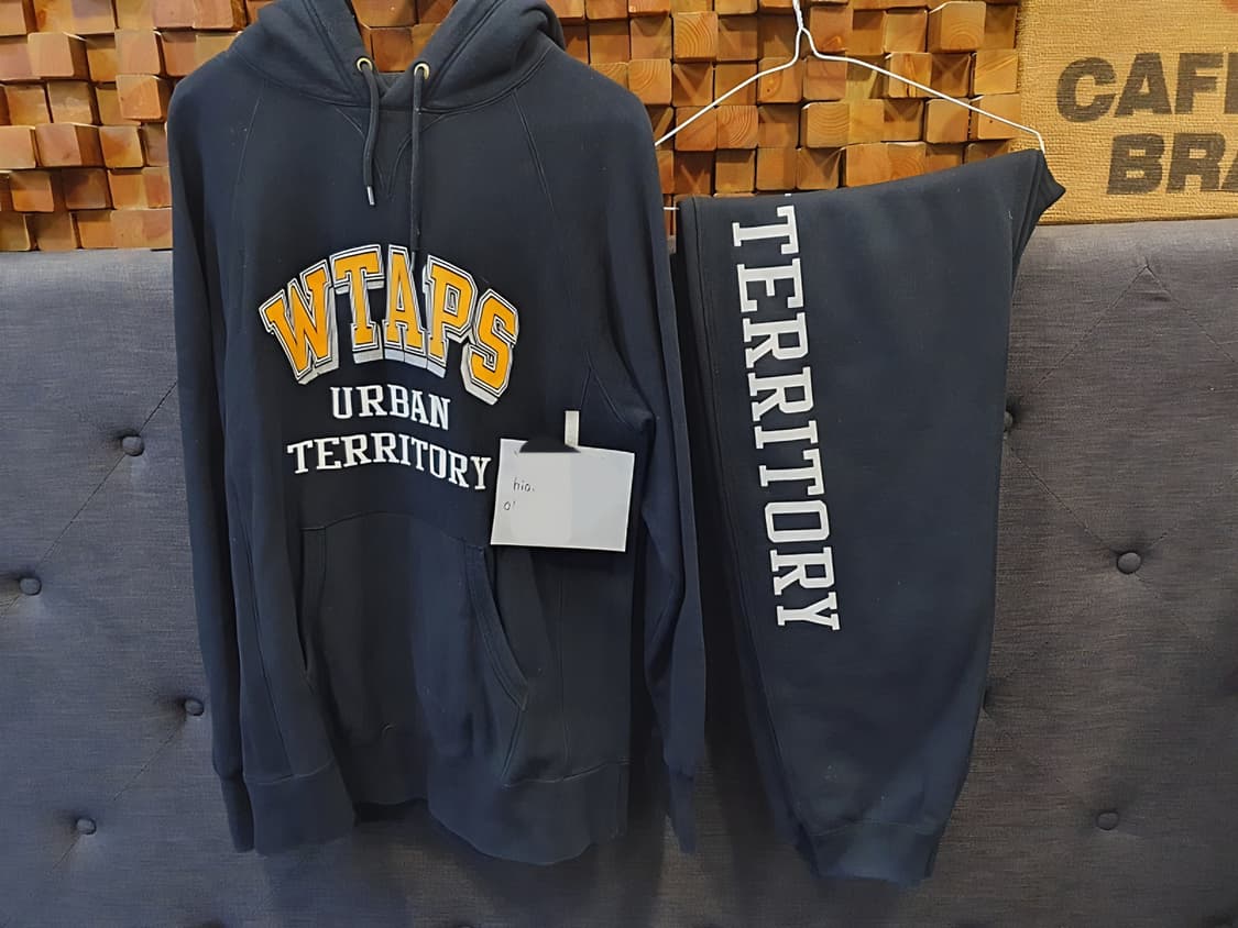 더블탭스 15시즌  스웻 상의 하의 셋트 판매 상품이미지1