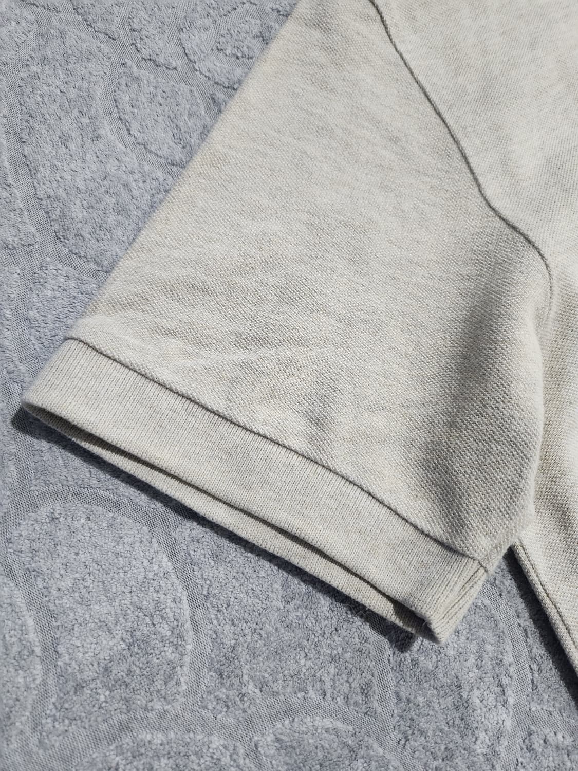 **폴로 랄프로렌 베이지 반팔 카라티 (L) 상품이미지4