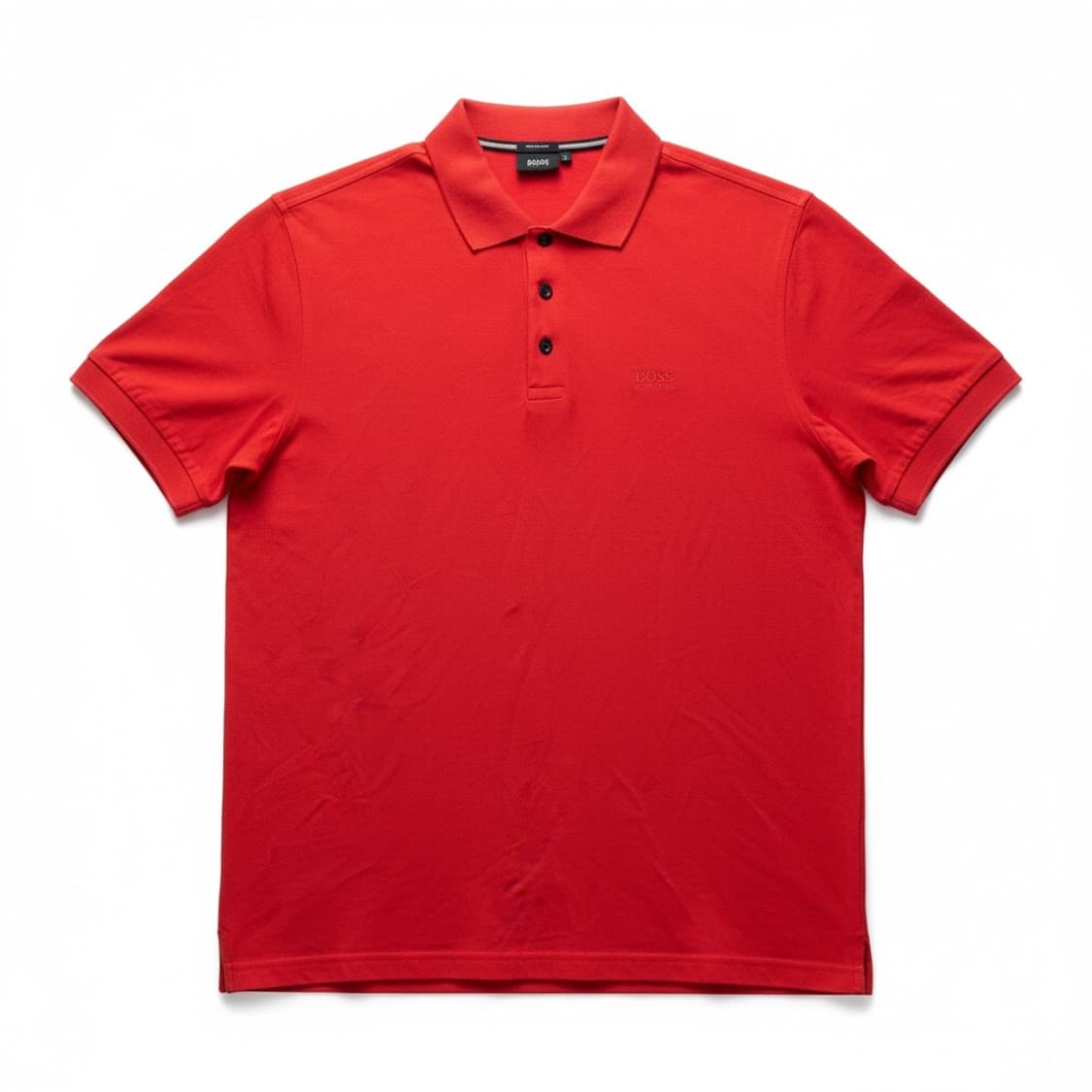 BOSS 보스 레드 반팔 폴로티 L 상품이미지1