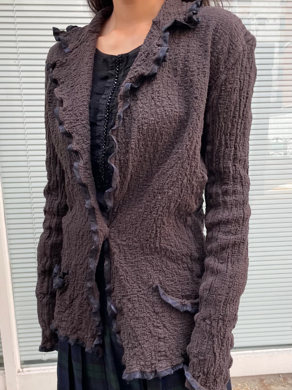 me ISSEY MIYAKE 링클 가디건 자켓 상품이미지2