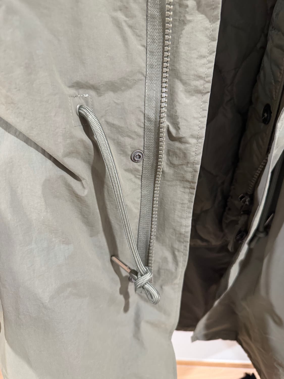 자라 2way 야상 자켓 자라 투인원 야상 피쉬테일 파카 상품이미지7