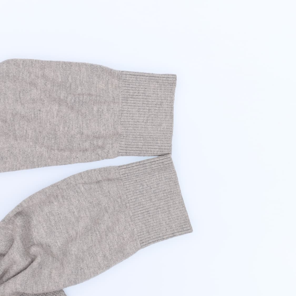 [95] 휠라 골프 남성 반집업 캐시미어 혼방 니트 스웨터 회색 3825 상품이미지4