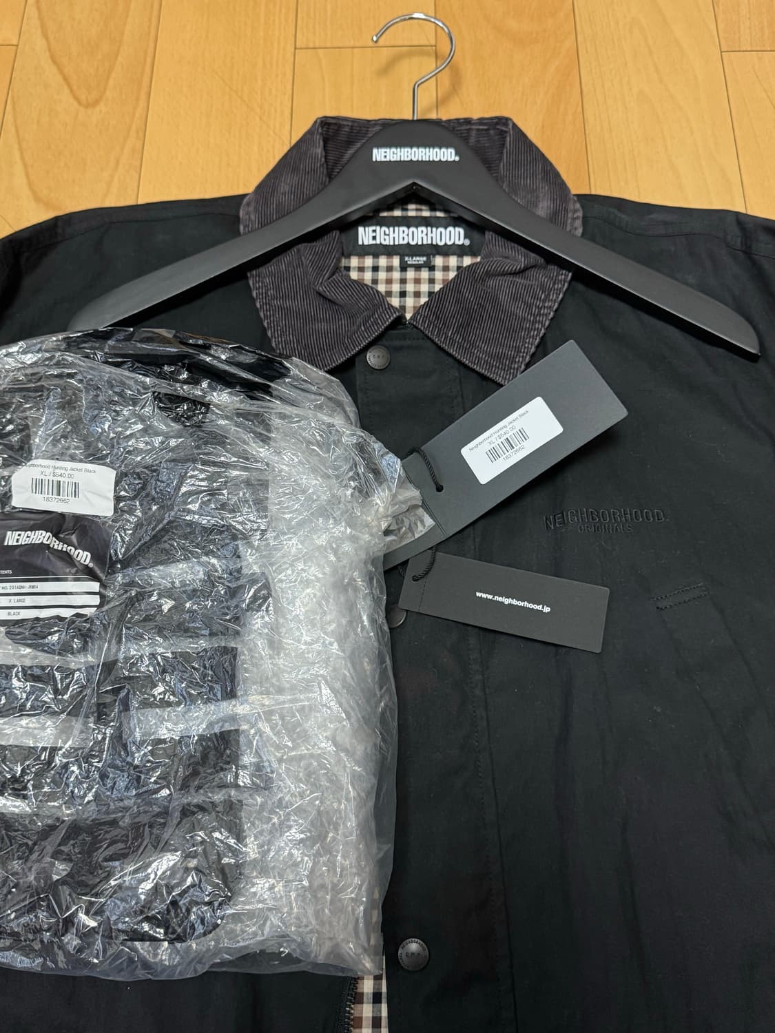 [XL] 네이버후드 헌팅 자켓 블랙 23SS 상품이미지2