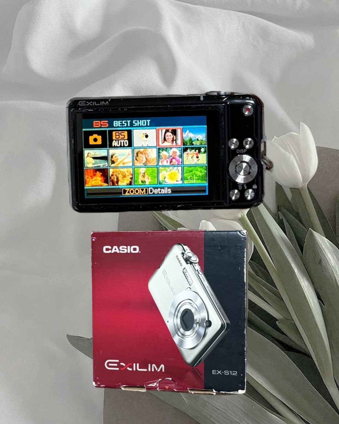 메이크업모드) 카시오 엑슬림 EX-S12 디카 빈티지 캠코더 /캐논 니콘 상품이미지3