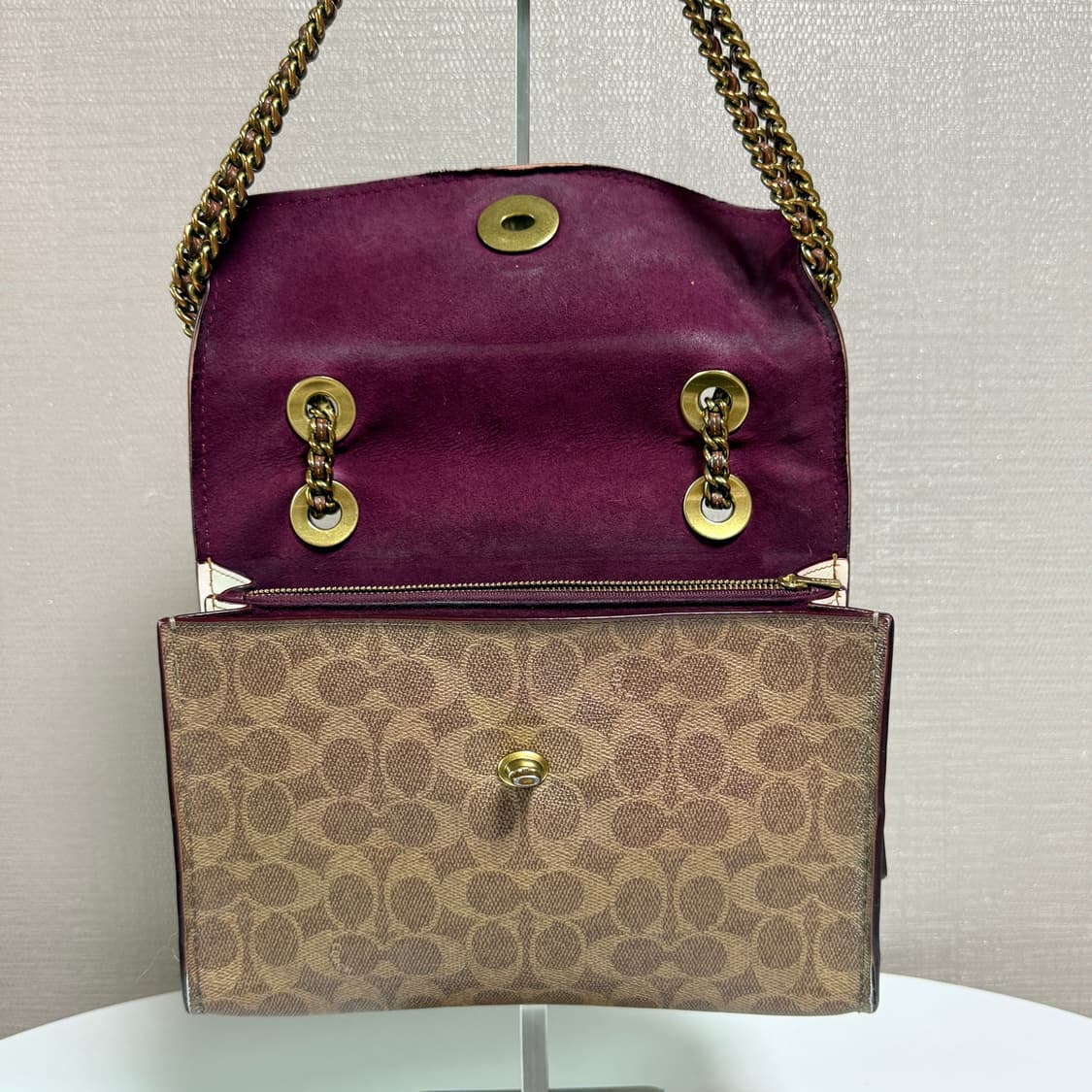 빈티지 코치 플라워 백 상품이미지4