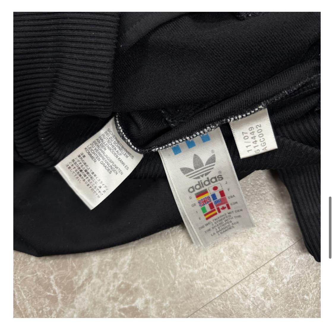 아디다스 블랙 & 실버 대장급 구파이어버드 트랙탑 희귀져지 상품이미지3