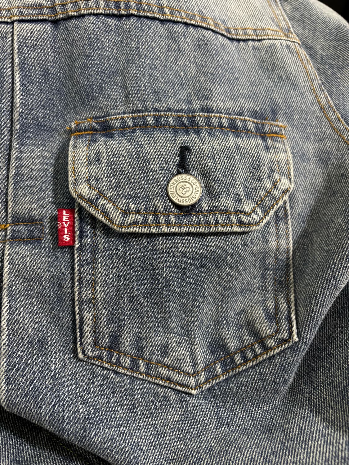 23FW)리바이스X스투시 프리미엄 트러커자켓L/105 상품이미지5