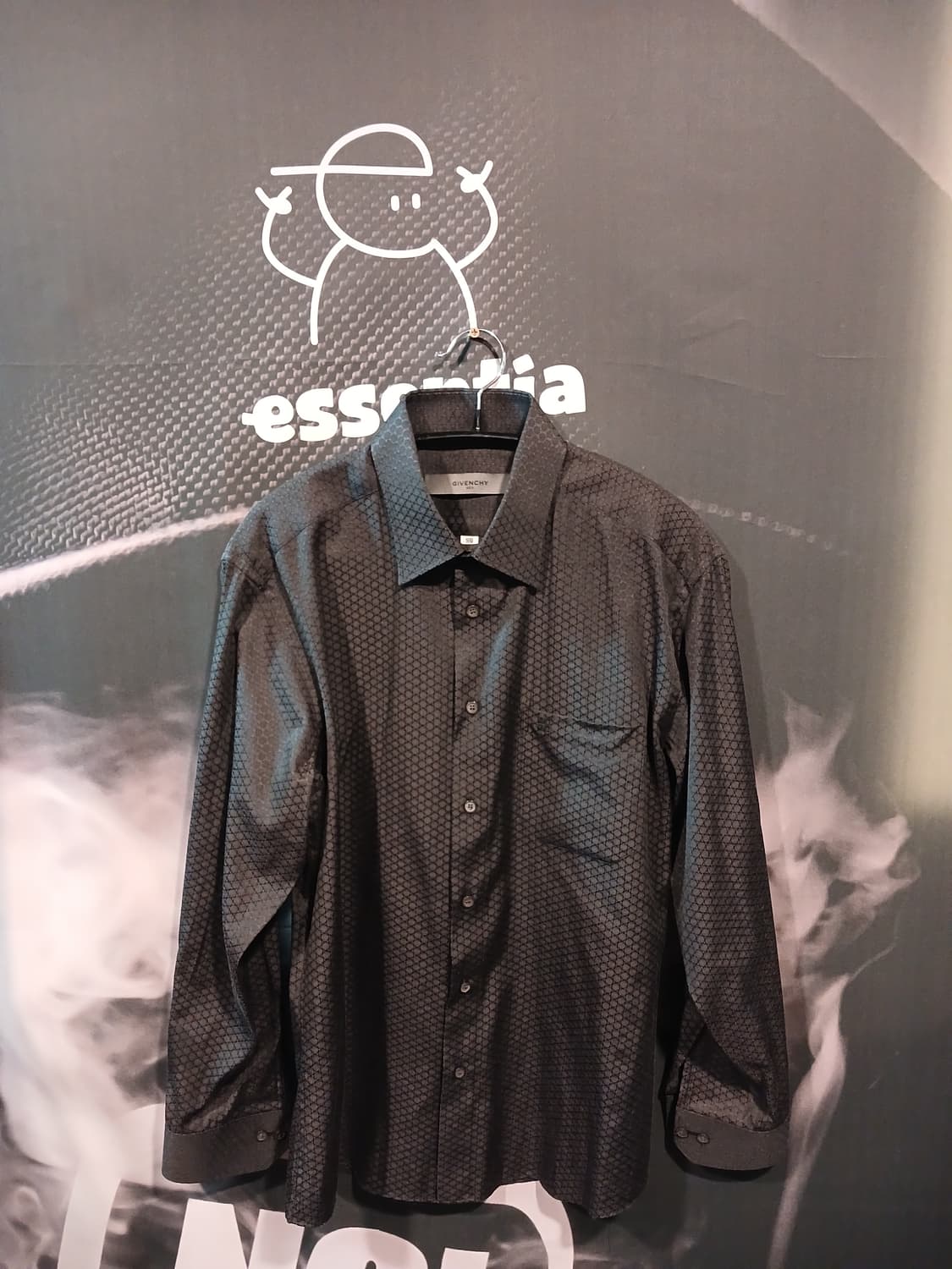 Givenchy 블랙 도트 패턴 셔츠 상품이미지1