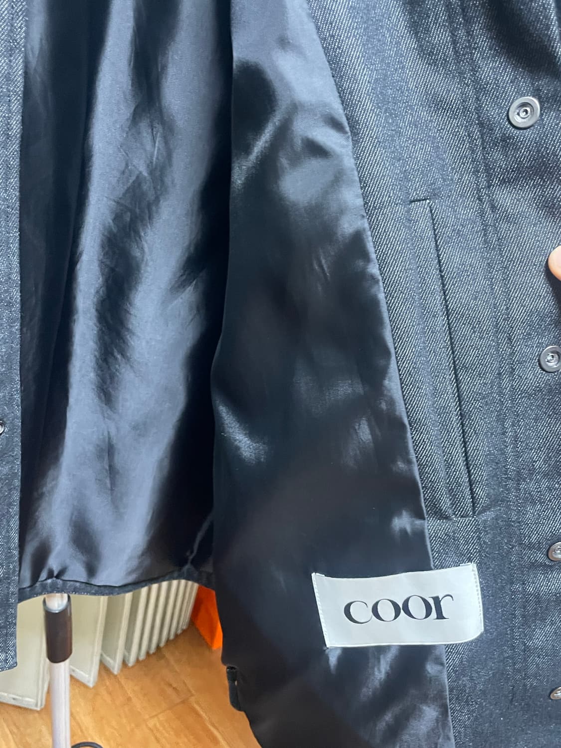 COOR 언체인징 크롭 스트링 자켓 블랙 L사이즈 상품이미지3