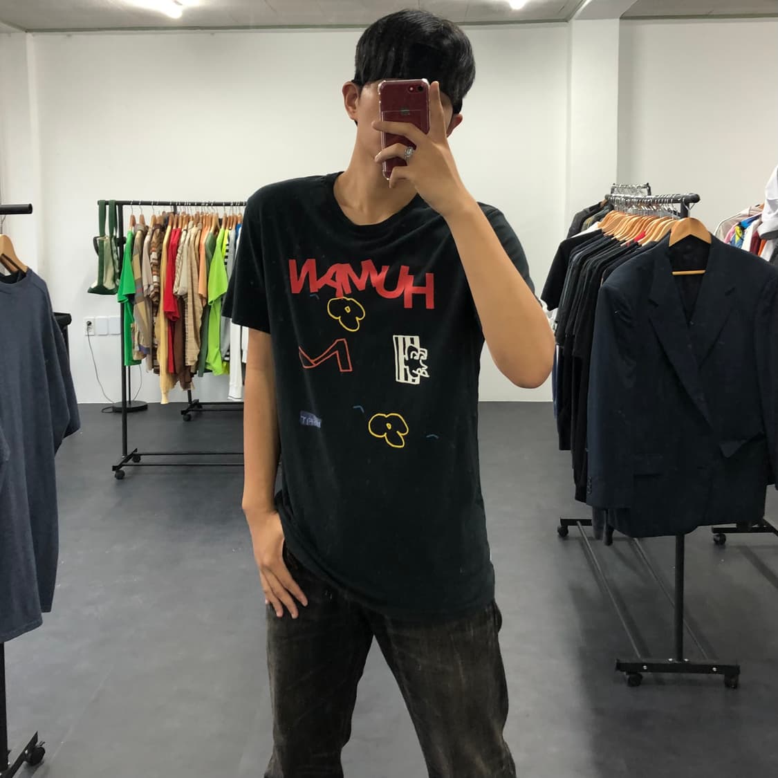 Misfit HUMAN 프린팅 티셔츠 상품이미지1