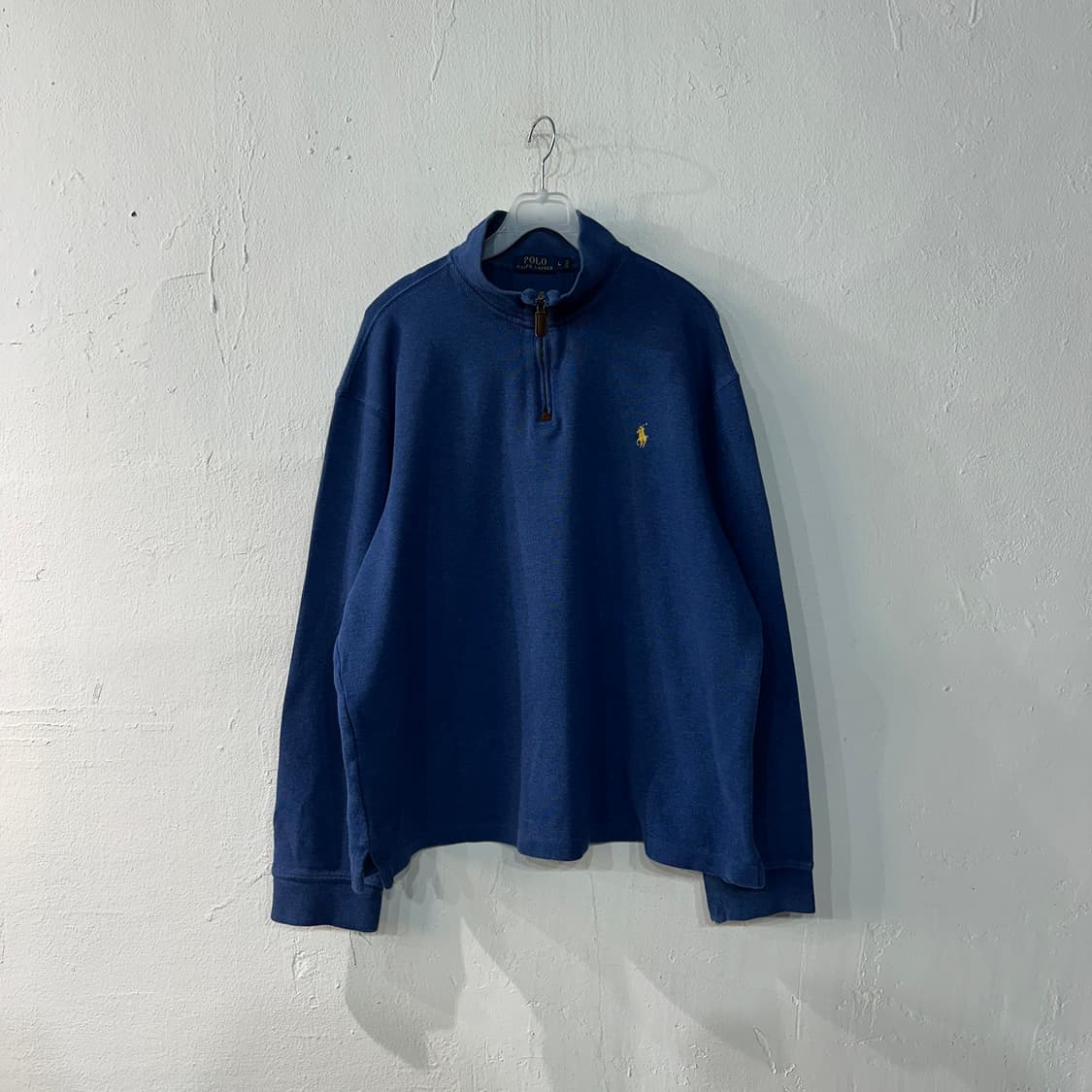 폴로랄프로렌 반집업 코튼니트 L 상품이미지1