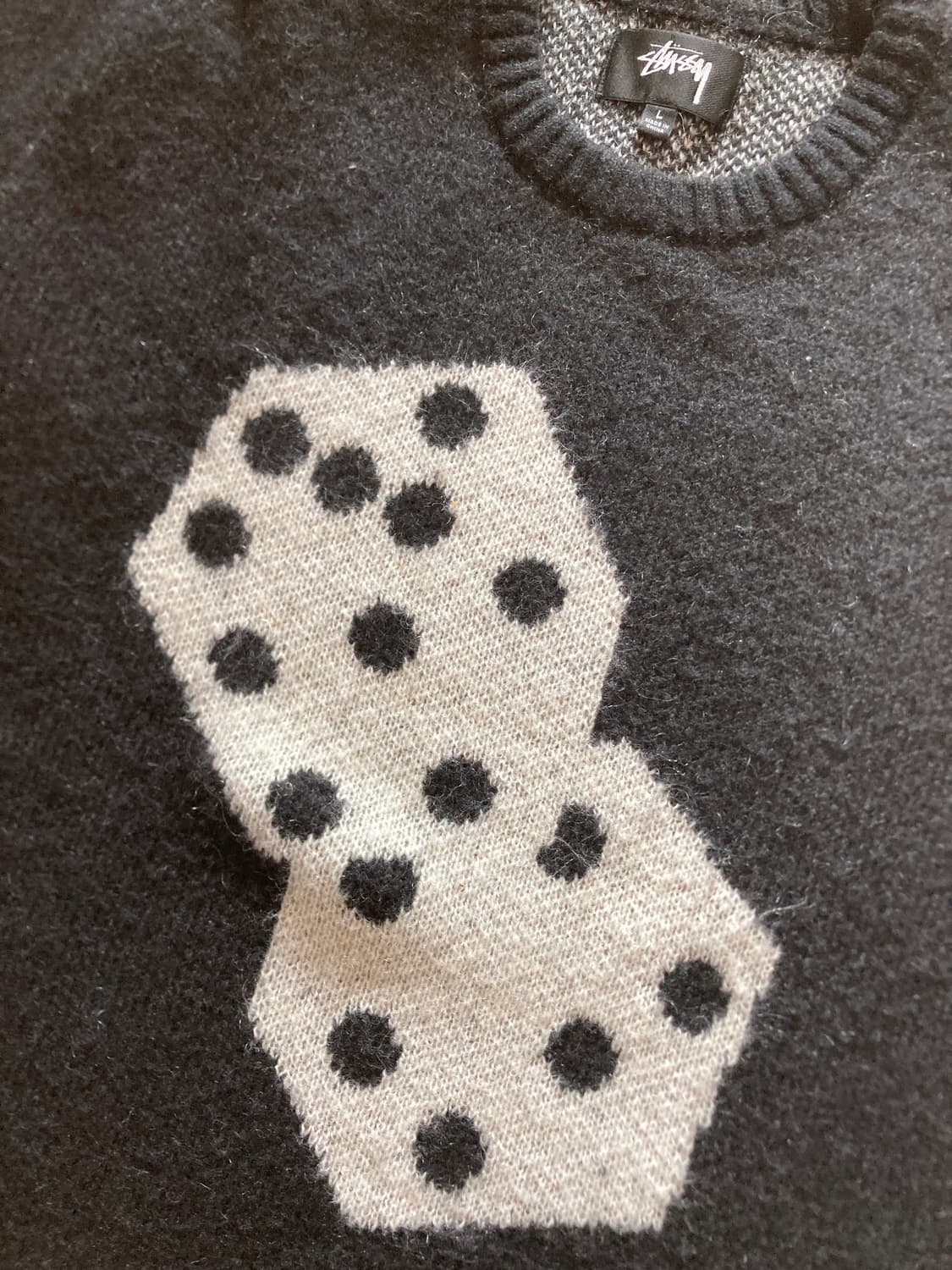 [L] 스투시 다이스 니트 상품이미지4