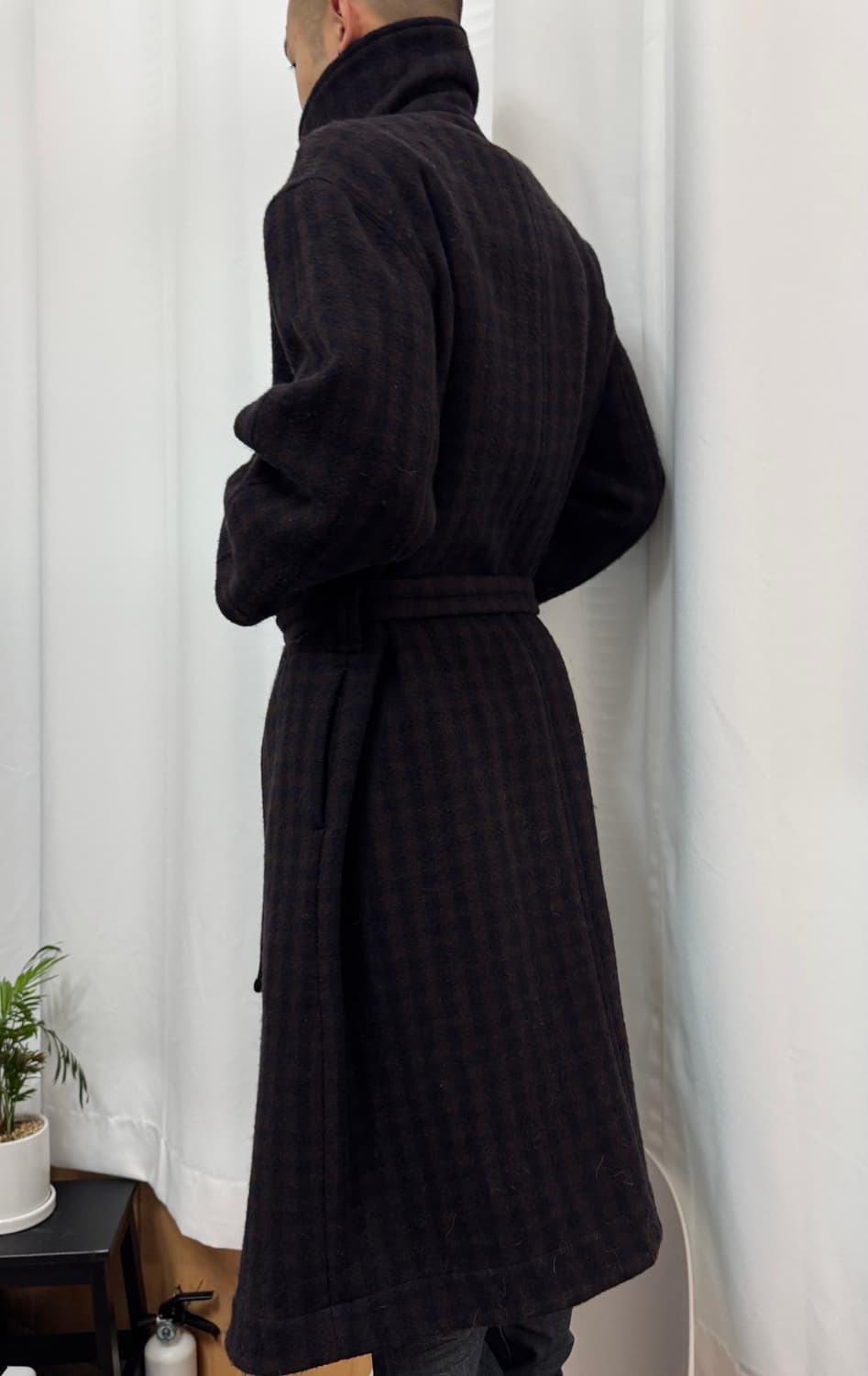 르메르 Wool Check Bathrobe Coat 상품이미지5