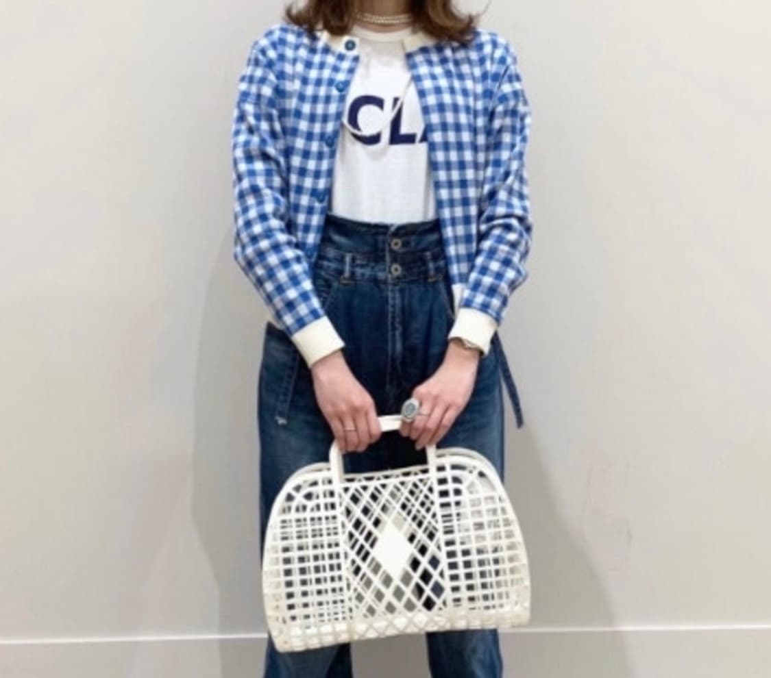 BEAMSBOY 깅엄체크 가디건 상품이미지6