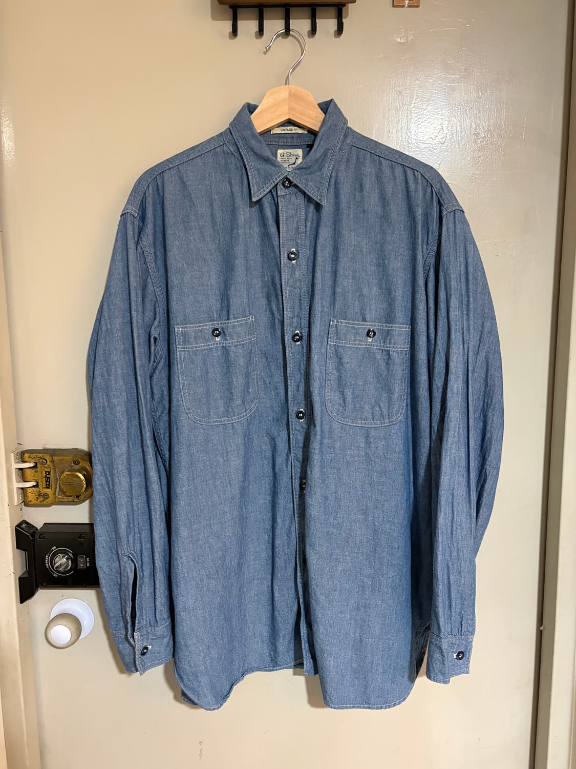 오어슬로우 샴브레이셔츠 빈티지핏 4사이즈 상품이미지1