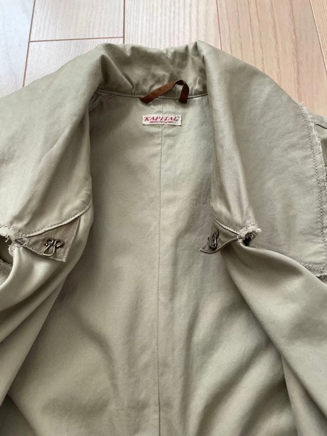 캐피탈 숏 트렌치 재킷 상품이미지4