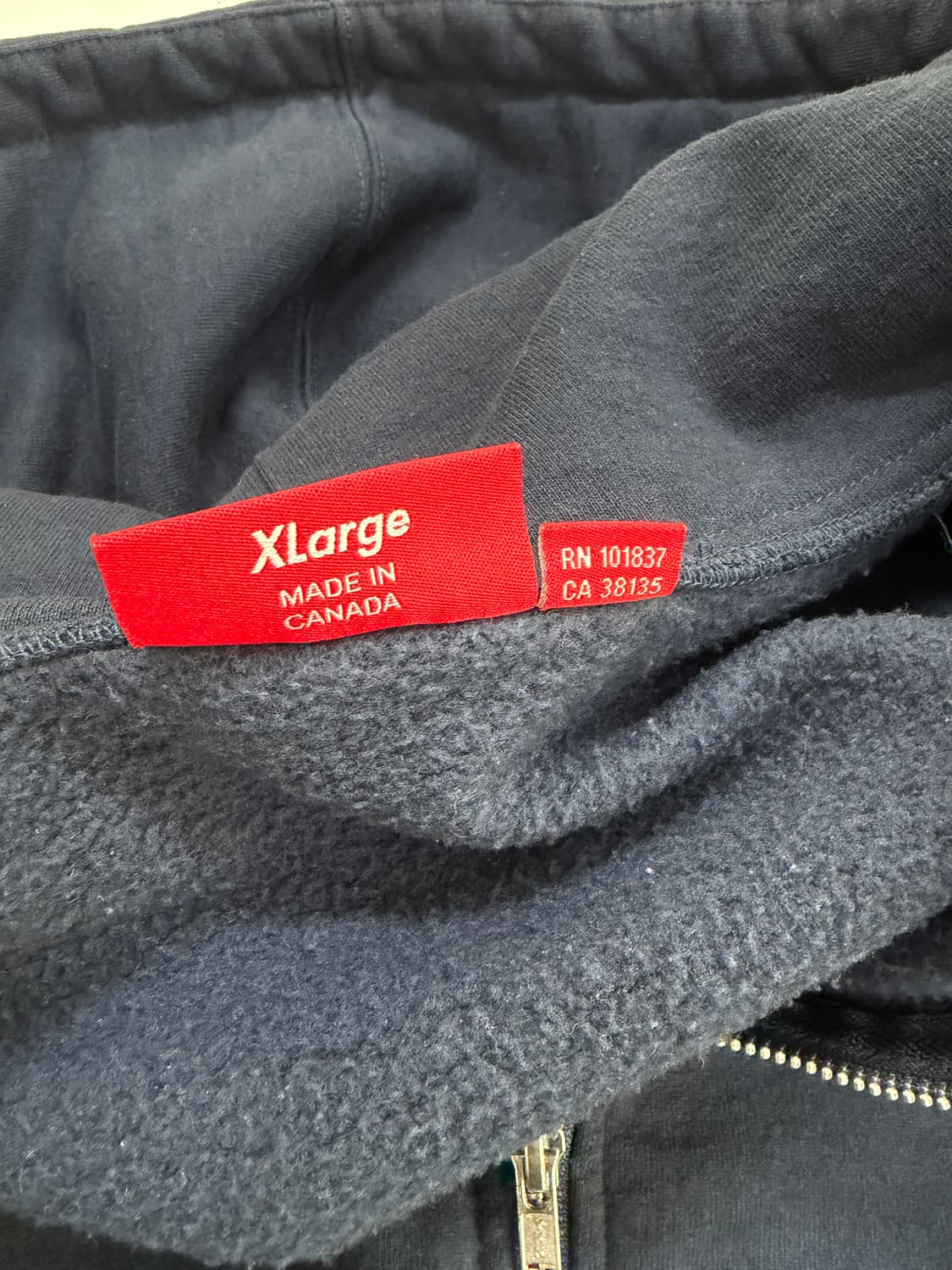 슈프림 S 로고 후드집업 네이비 24FW 상품이미지9