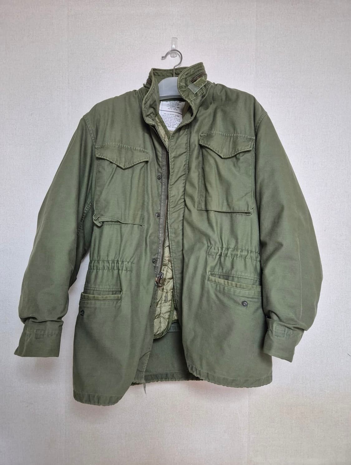 80s 오리지날 m65 필드자켓(데드스탁 탈부착 내피 포함) 상품이미지1