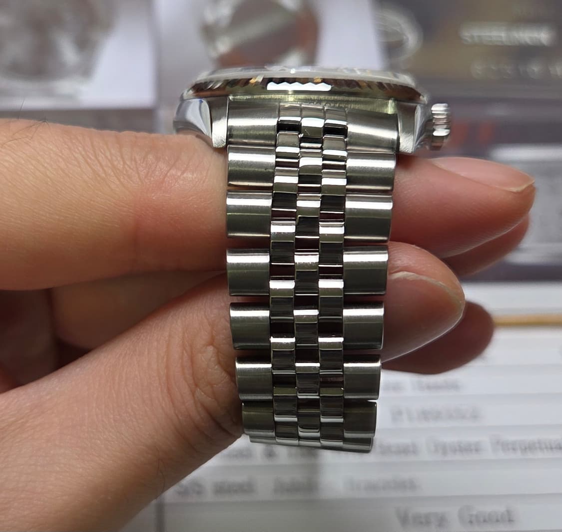 롤렉스 데이저스트 16234 후기형 실버로만 18K화골베젤 쥬빌리줄 (감 상품이미지8