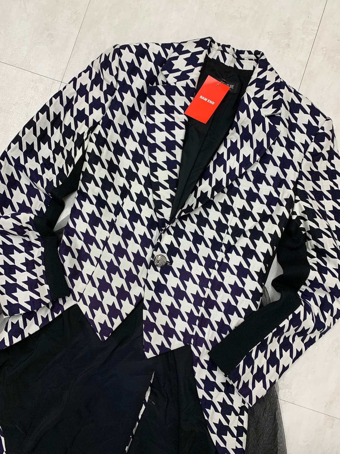 B.C. couture 체크 레이스 턱시도 #710 상품이미지2