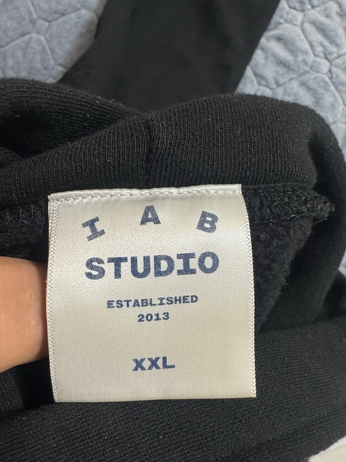 IAB studio (아이앱 스튜디오) 후드 블랙  xxl 상품이미지3