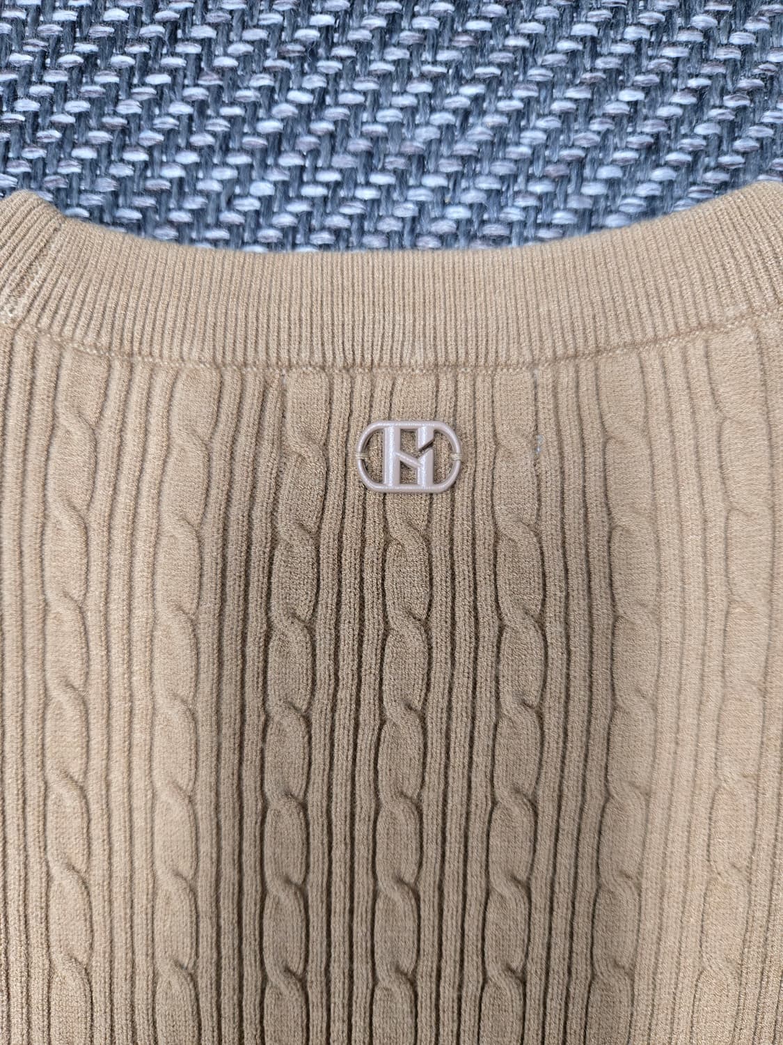 헤지스 골프 레이온76%니트티 니트 긴팔티 상품이미지5