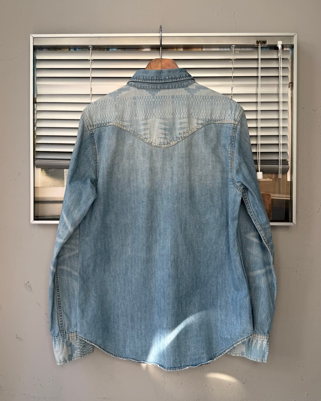 Indian Motorcycle western denim shirt 상품이미지5