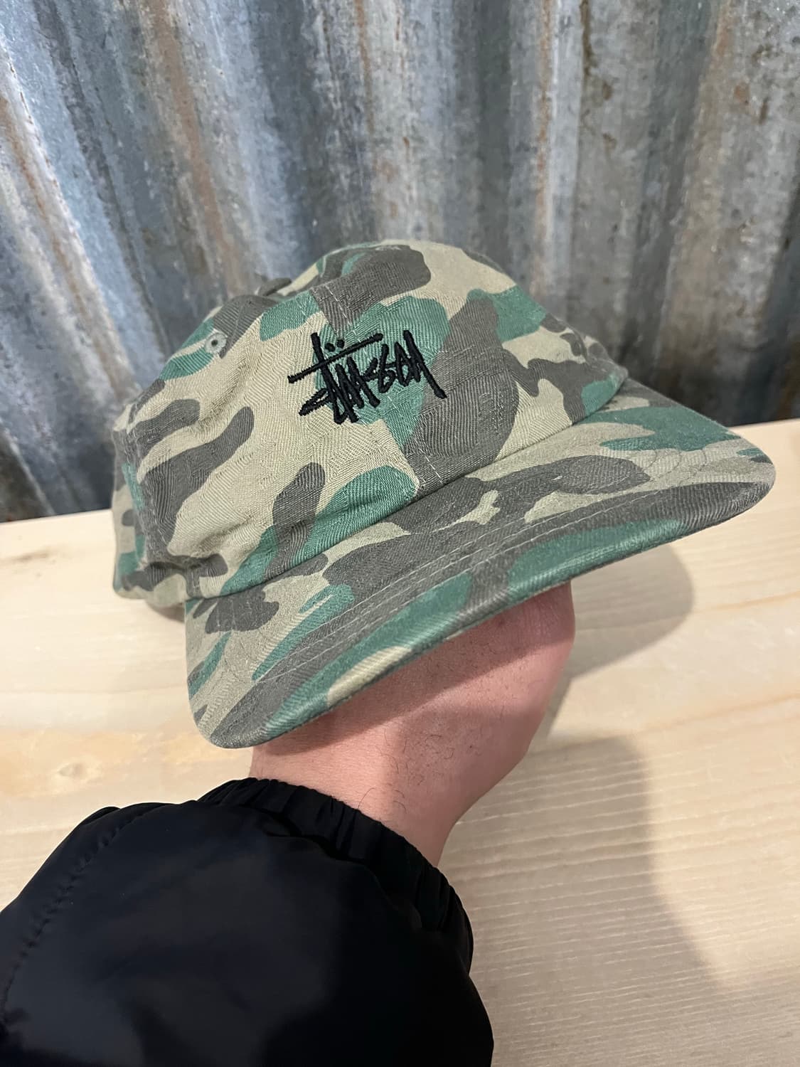 빈티지 스투시 자가드 카모 상품이미지3